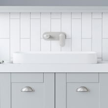 Rome 600mm Rectangular Ceramic Semi-Inset Basin