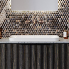 George 600mm Rectangular Ceramic Semi-Inset Basin