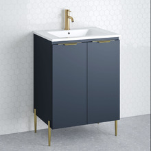 Nevada 600mm Freestanding Vanity with Ceramic Countertop
