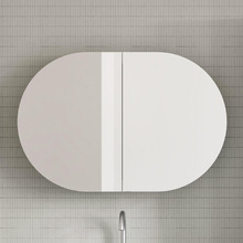 Ballad 900mm Oval Mirrored Shaving Cabinet
