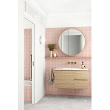 Nevada 900mm Wall Hung Vanity with Ceramic Countertop