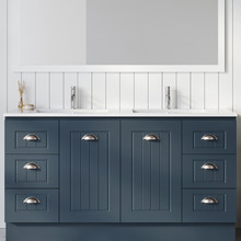Regal Countertop with Double Integrated Basin