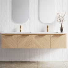 Regal Countertop with Double Integrated Basin