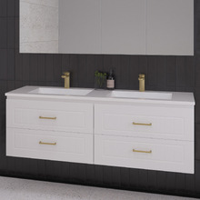 Regal Countertop with Double Integrated Basin