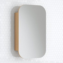 Jazz Arch 600mm Mirrored Shaving Cabinet