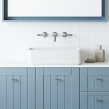 August 500mm Gloss White Above Counter Basin