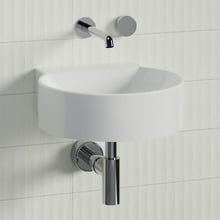Quay Accessible 400mm Gloss White Composite Wall Hung Basin