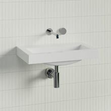 Monaco Grand Ensuite Accessible 600mm Gloss White Wall Hung Basin