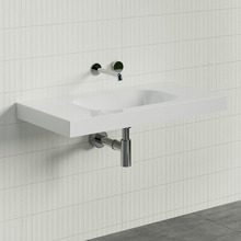 Stadium Accessible 900mm Gloss White Composite Wall Hung Basin