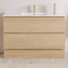 Elemental Plus 1200mm Freestanding Single Vanity with Removable Kickboard