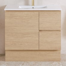 Elemental 900mm Freestanding Single Vanity with Removable Kickboard