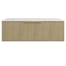 Elwood Dockland 1200mm Carrara Wall Hung Single Vanity Unit