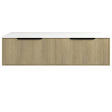 Elwood Dockland 1500mm Artic White Wall Hung Double Vanity Unit