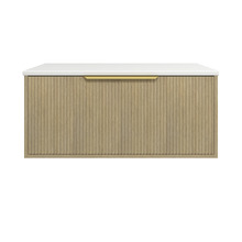 Elwood Dockland 900mm Artic White Wall Hung Single Vanity Unit