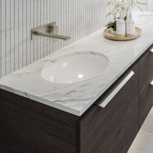 420mm White Oval Ceramic Undermount Basin