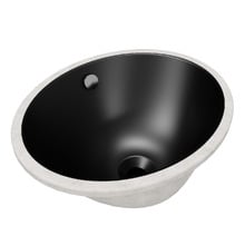 420mm Oval Ceramic Undermount Basin with Overflow