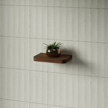 Splice Curved Bathroom Shelf
