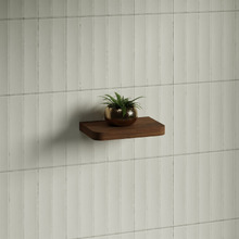 Splice Curved Bathroom Shelf