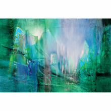 Keep Up the Pace Green Printed Wall Art