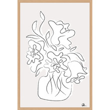Flower Bouquet Printed Wall Art