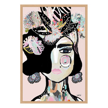 Pastel Frida Printed Wall Art