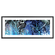Fire Cracking Cobalt Printed Wall Art