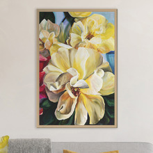 Golden Roses Printed Wall Art