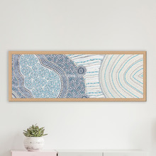Blue Gwong Gung I Canvas Wall Art