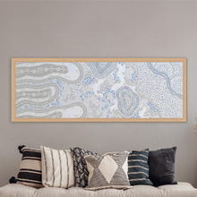 Blue Janabi Nyubani I Canvas Wall Art
