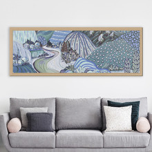 Blue Wonderland Canvas Wall Art