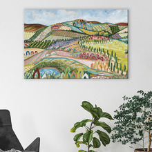 Flower Fields Canvas Wall Art