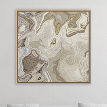 Banded Calcite Canvas Wall Art