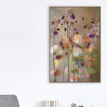 Painterly Flower Canvas Wall Art