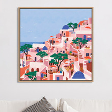 Santorini Canvas Wall Art
