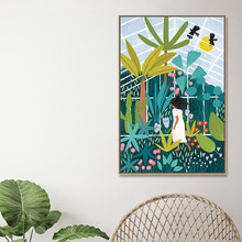 In the Greenhouse Canvas Wall Art