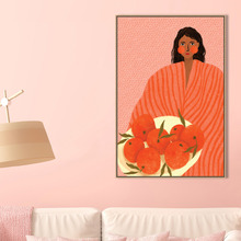 Cheeky Oranges Canvas Wall Art