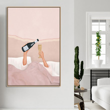 Morning Champers Canvas Wall Art