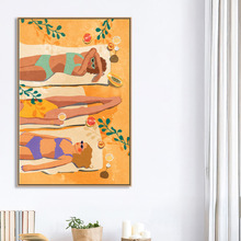 Summer Girls Canvas Wall Art