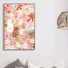 Pink Enchanted Garden I Canvas Wall Art