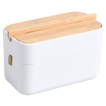 Double Layer Bamboo Jewellery Box