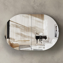 Bondi 900mm Oval Mirrored Shaving Cabinet