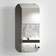 Newport 450mm Mirrored Shaving Cabinet