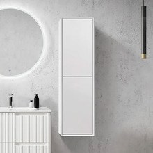 Matte White Noosa Wall Hung Bathroom Cabinet