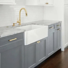 Hampshire Smooth 530mm Single Ceramic Farmhouse Sink