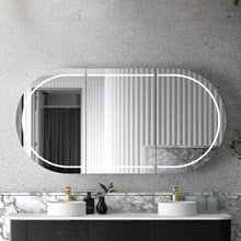 Bondi 1800mm LED Mirrored Shaving Cabinet