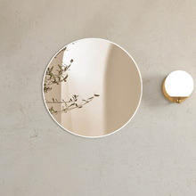 London Round Framed Mirror