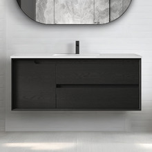 Byron 1200mm Wall Hung Single Vanity with Ceramic Countertop