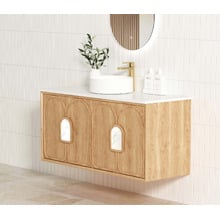 Laguna MKII 1200mm Wall Hung Single Vanity with Solid Surface Countertop