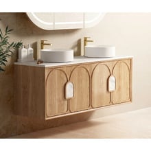 Laguna MKII 1500mm Wall Hung Double Vanity with Solid Surface Countertop