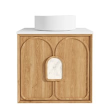 Laguna MKII 600mm Wall Hung Single Vanity with Solid Surface Countertop
